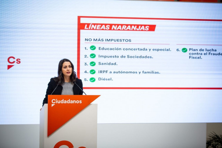 Arrimadas ignora a Girauta y De Quinto y dice que Cs no se sumará a la 