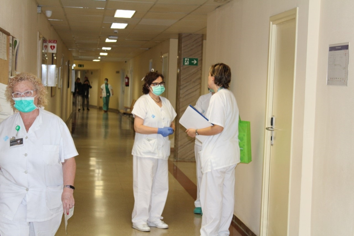 Planta de Covid del Hospital Universitario Arnau de Vilanova de Lleida.