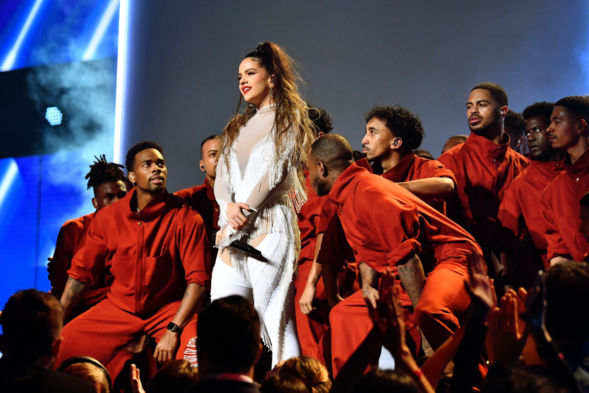 Rosalía performs onstage during the 62nd Annual GRAMMY Awards