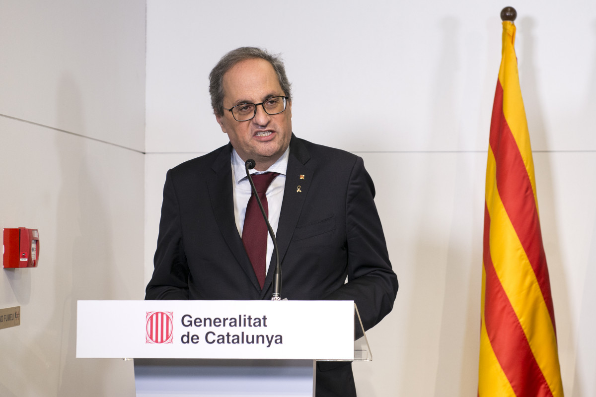 El expresident de la Generalitat de Catalunya Quim Torra en una imagen de archivo