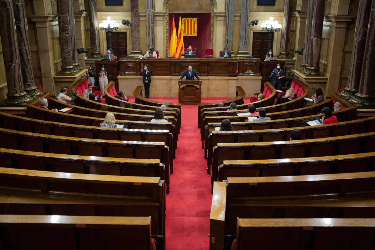 Pleno en el Parlament de Catalunya