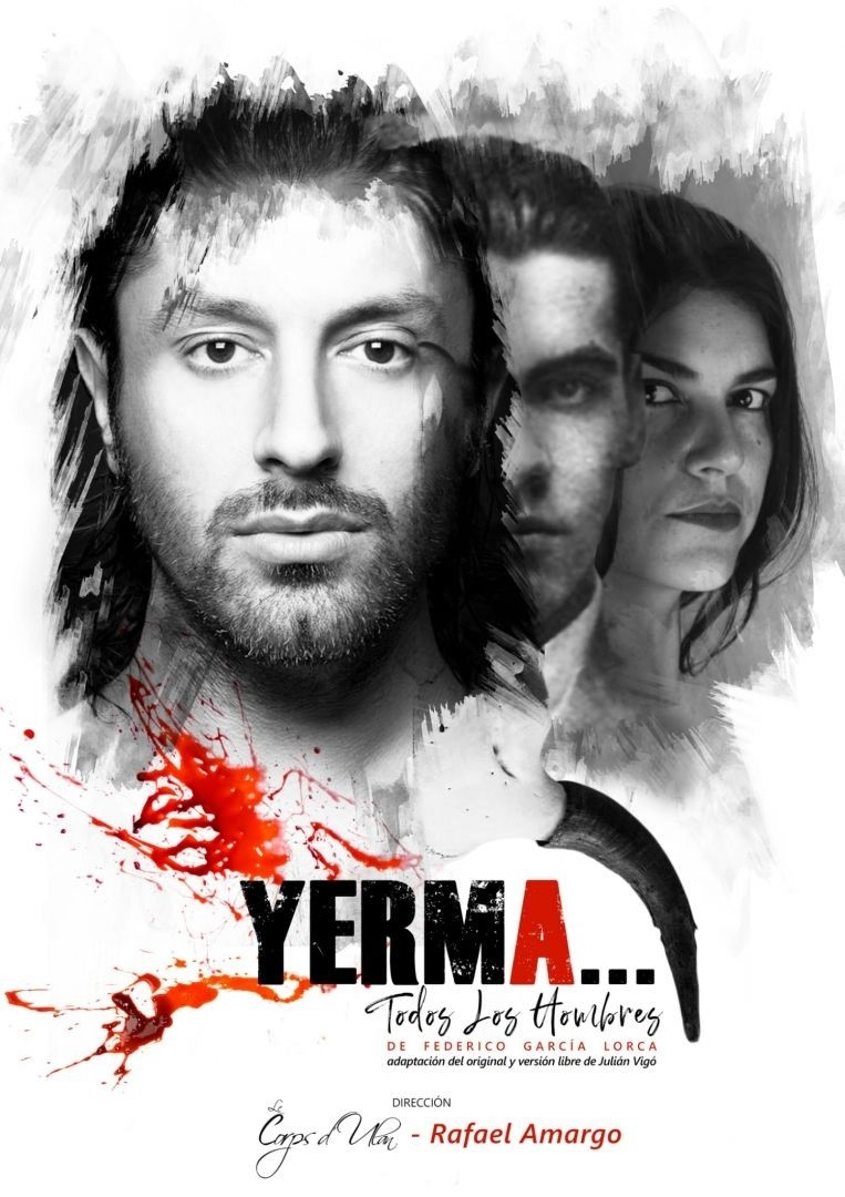 Cartel de Yerma, de Rafael Amargo