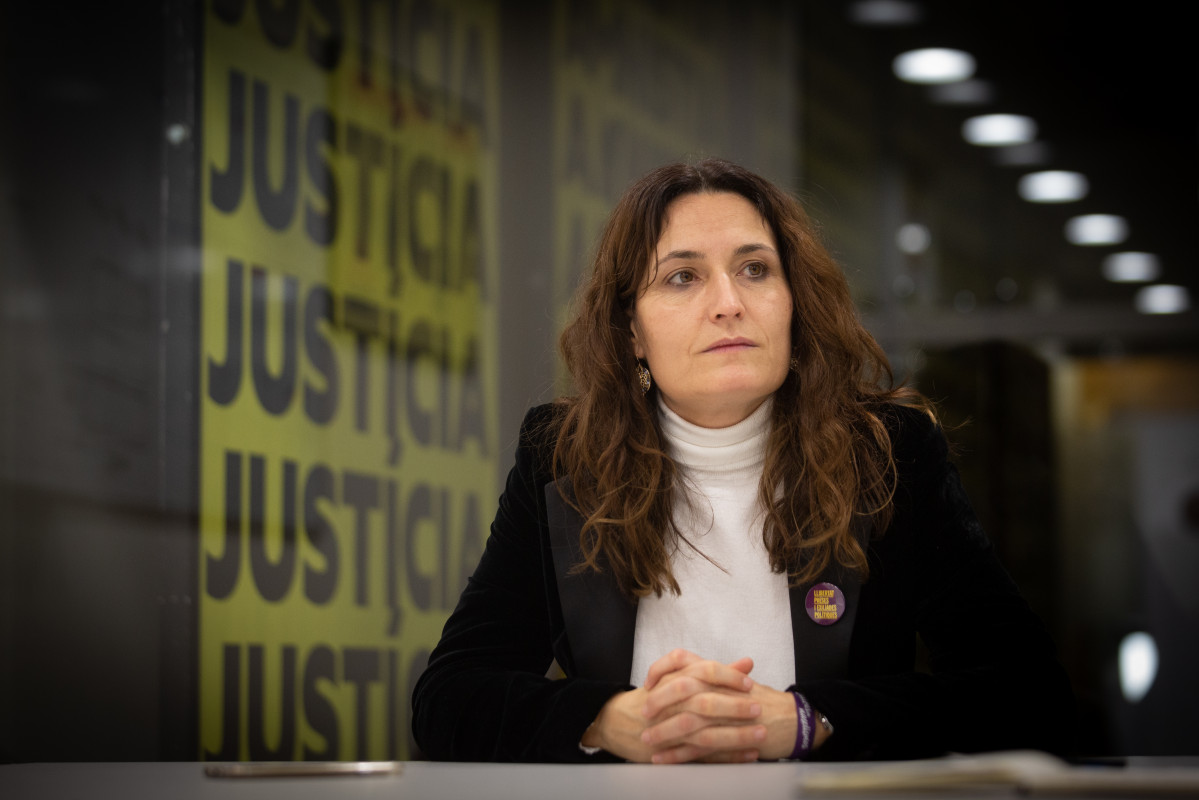 La número 2 de ERC en las elecciones catalanas, Laura Vilagrà posa antes de una entrevista para Europa Press, en Barcelona, Catalunya (España), a 22 de diciembre de 2020.