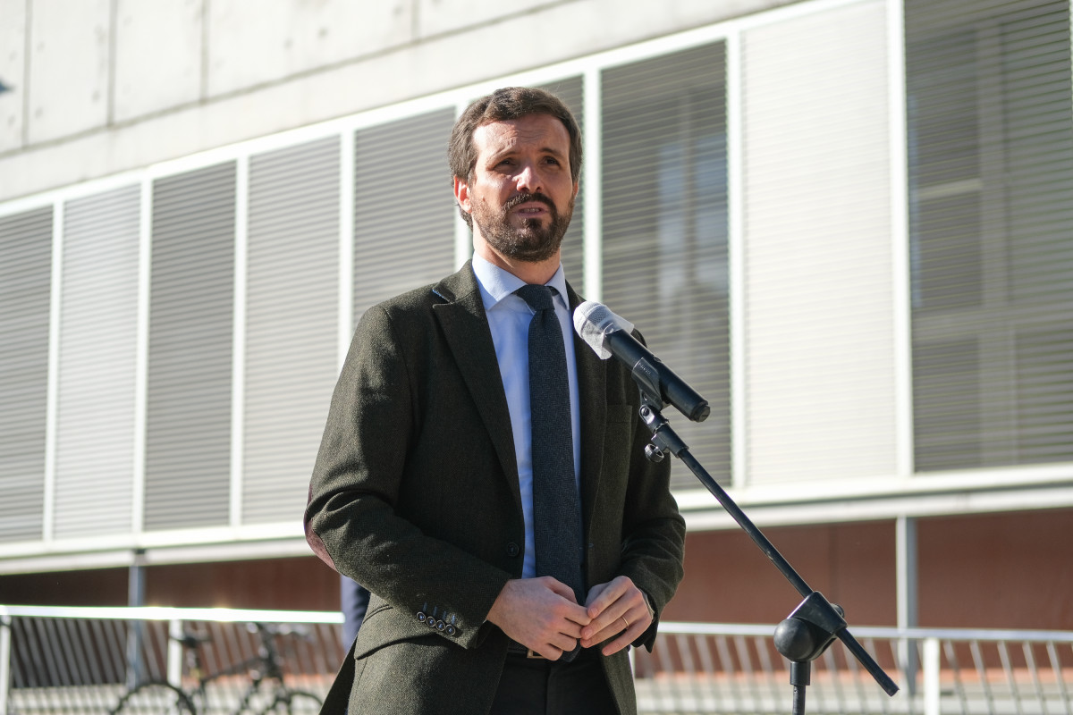 El presidente del PP, Pablo Casado.