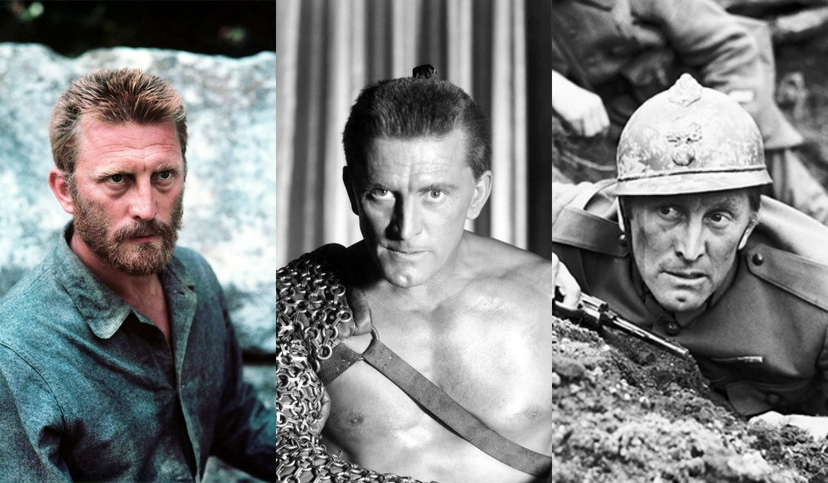Kirk Douglas a 'Van Gogh, la passió de viure', 'Espàrtac' i 'Camins de glòria'.
