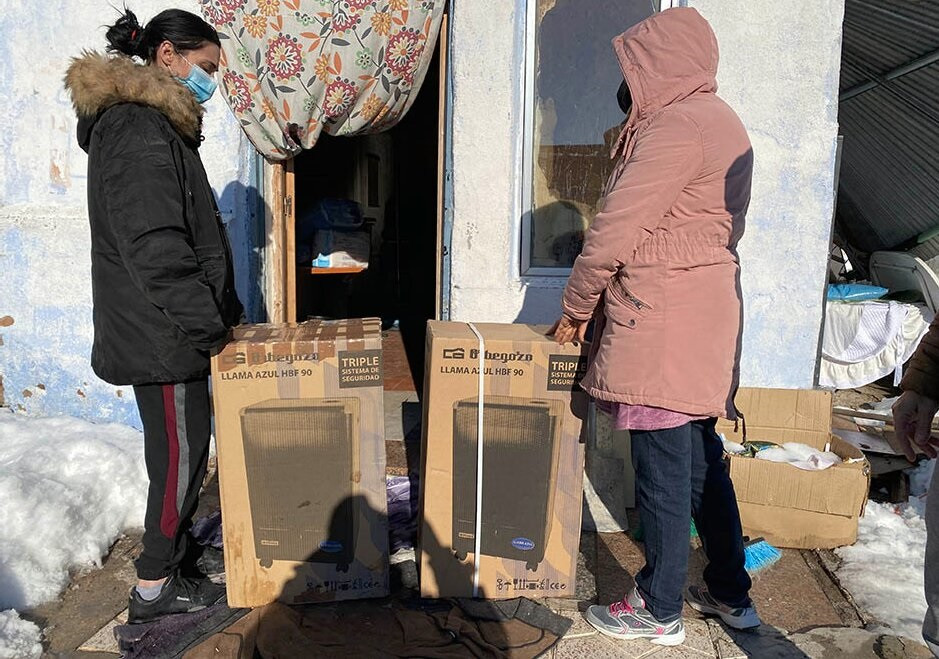 Fundación Madrina en la Cañada Real.