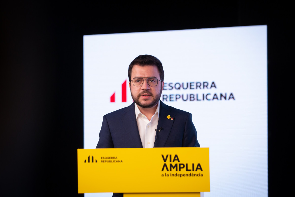 El vicepresidente del Govern y candidato de ERC a las elecciones catalanas, Pere Aragonès