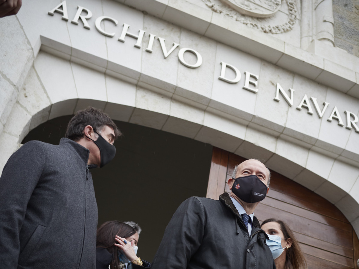 El ministro de Justicia, Juan Carlos Campo, en Navarra (Imagen de archivo)
