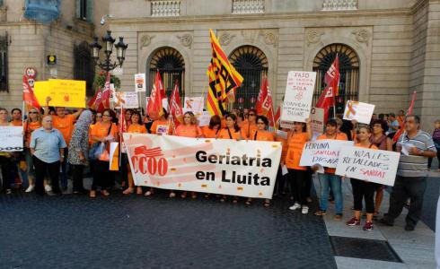 CC.OO. alerta de la "precariedad laboral" en el sector de la dependencia