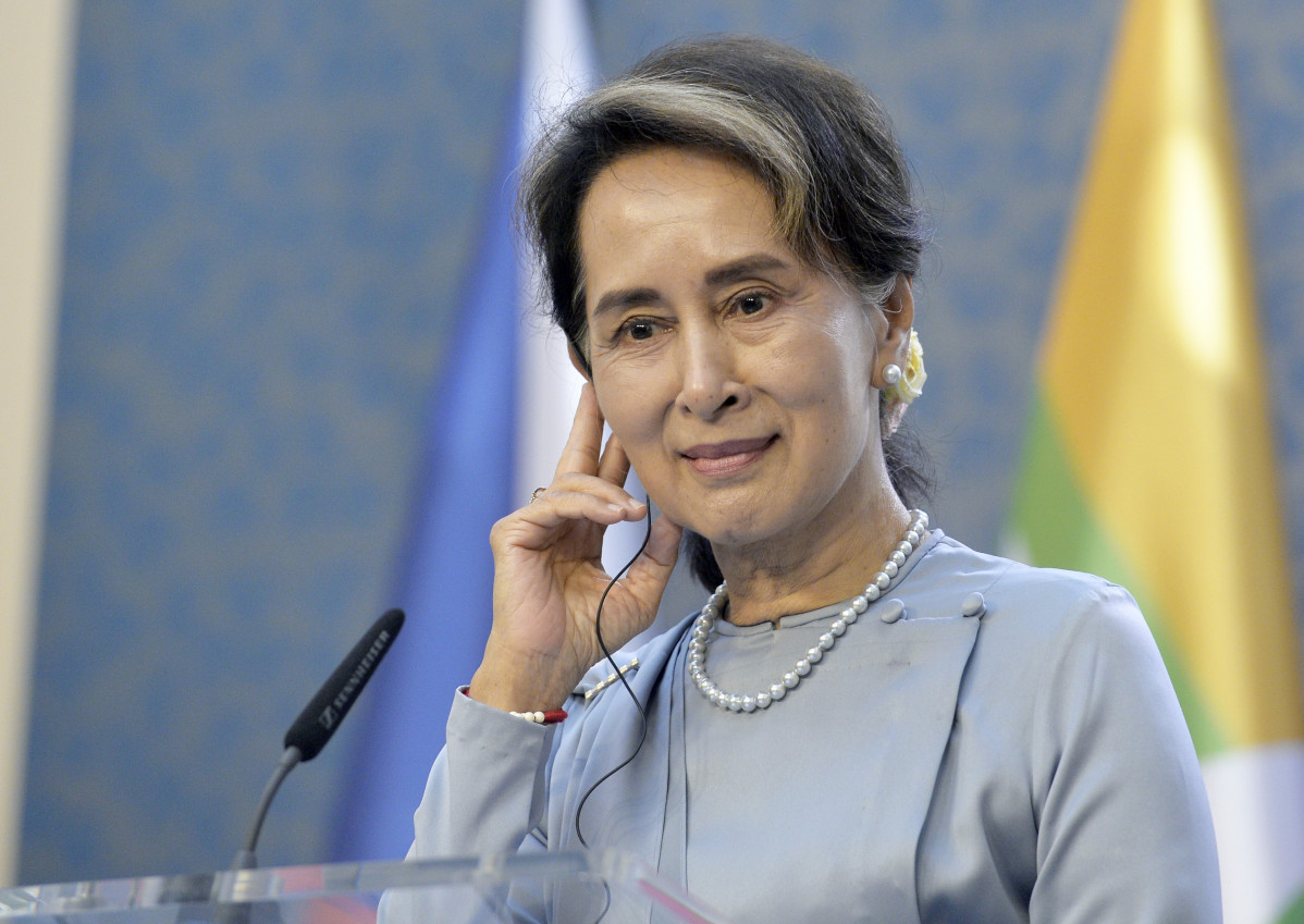 EuropaPress 2182782 03 june 2019 czech republic prague state counsellor of myanmar aung san suu
