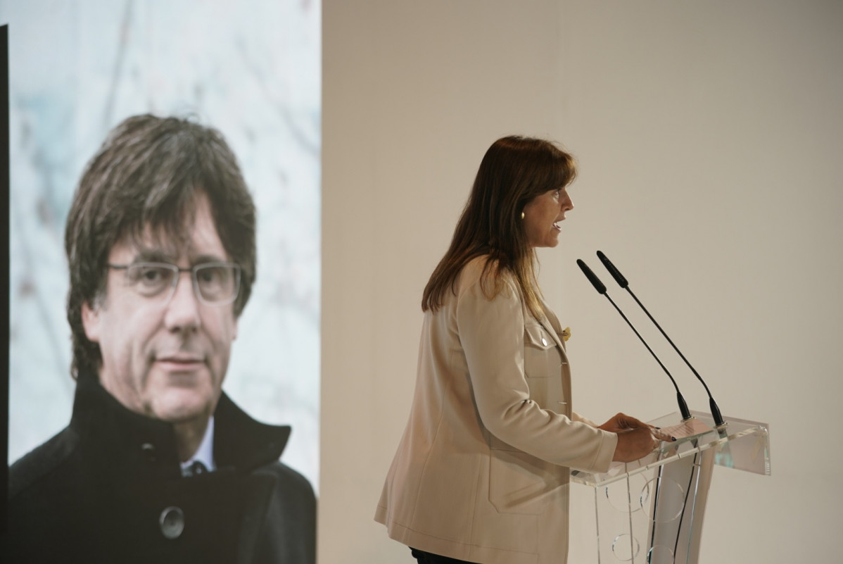 La candidata de JxCat a les eleccions, Laura Borràs
