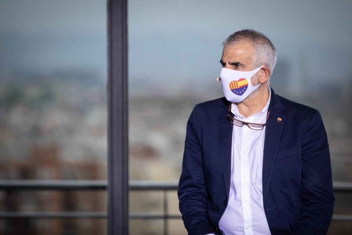 El candidato de Ciudadanos a la Presidencia de la Generalitat de Cataluña, Carlos Carrizosa.