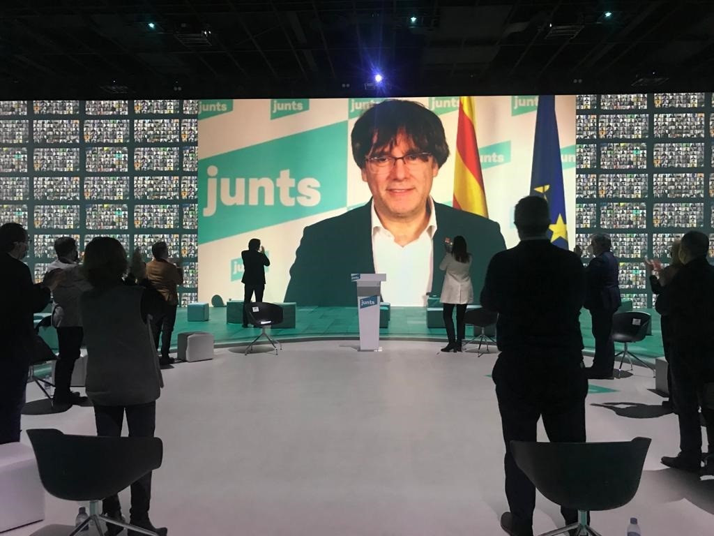 El expresidente de la Generalitat Carles Puigdemont