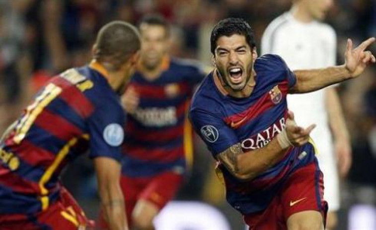 Suárez puede arrebatarle el título de pichichi a Messi