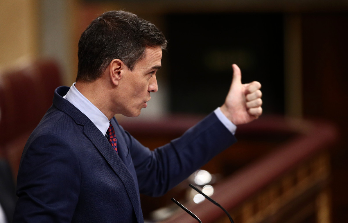 Archivo - El presidente del Gobierno, Pedro Sánchez,en el Congreso