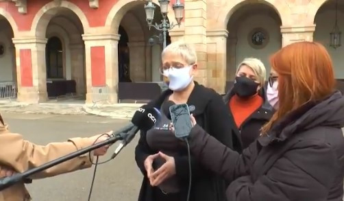 La diputada de Cs Anna Grau en Barcelona