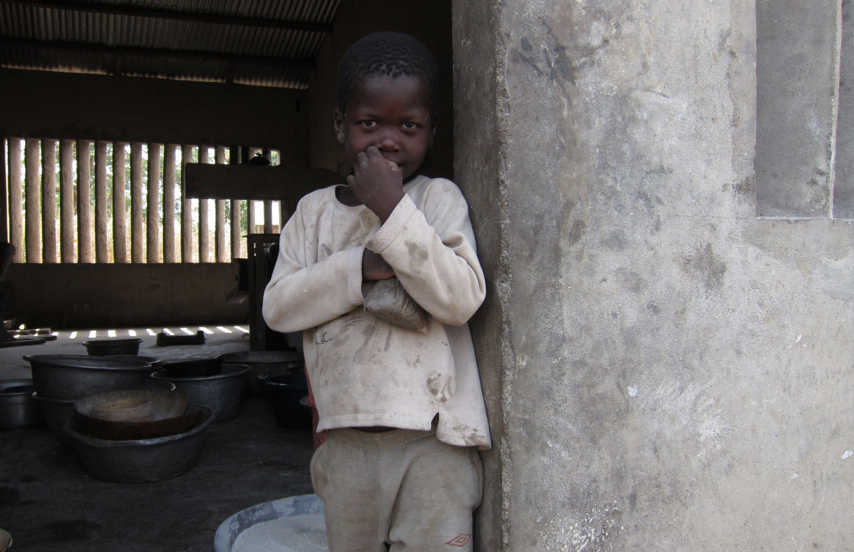 Niño en Benín, África