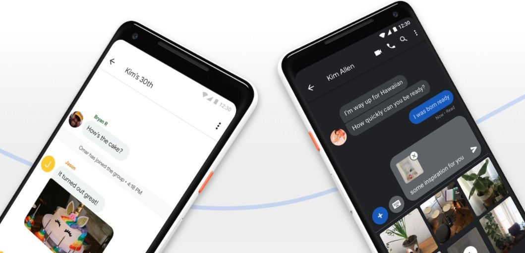 Mensajes de Android.