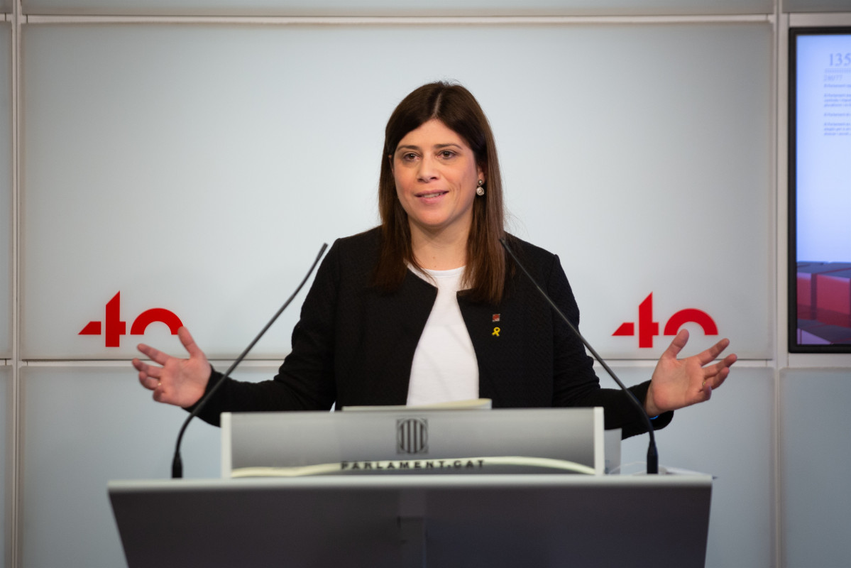 La portavoz de Junts, Gemma Geis