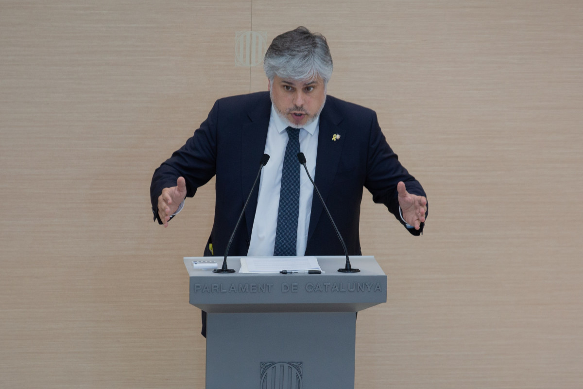 El president de Junts al Parlament, Albert Batet.