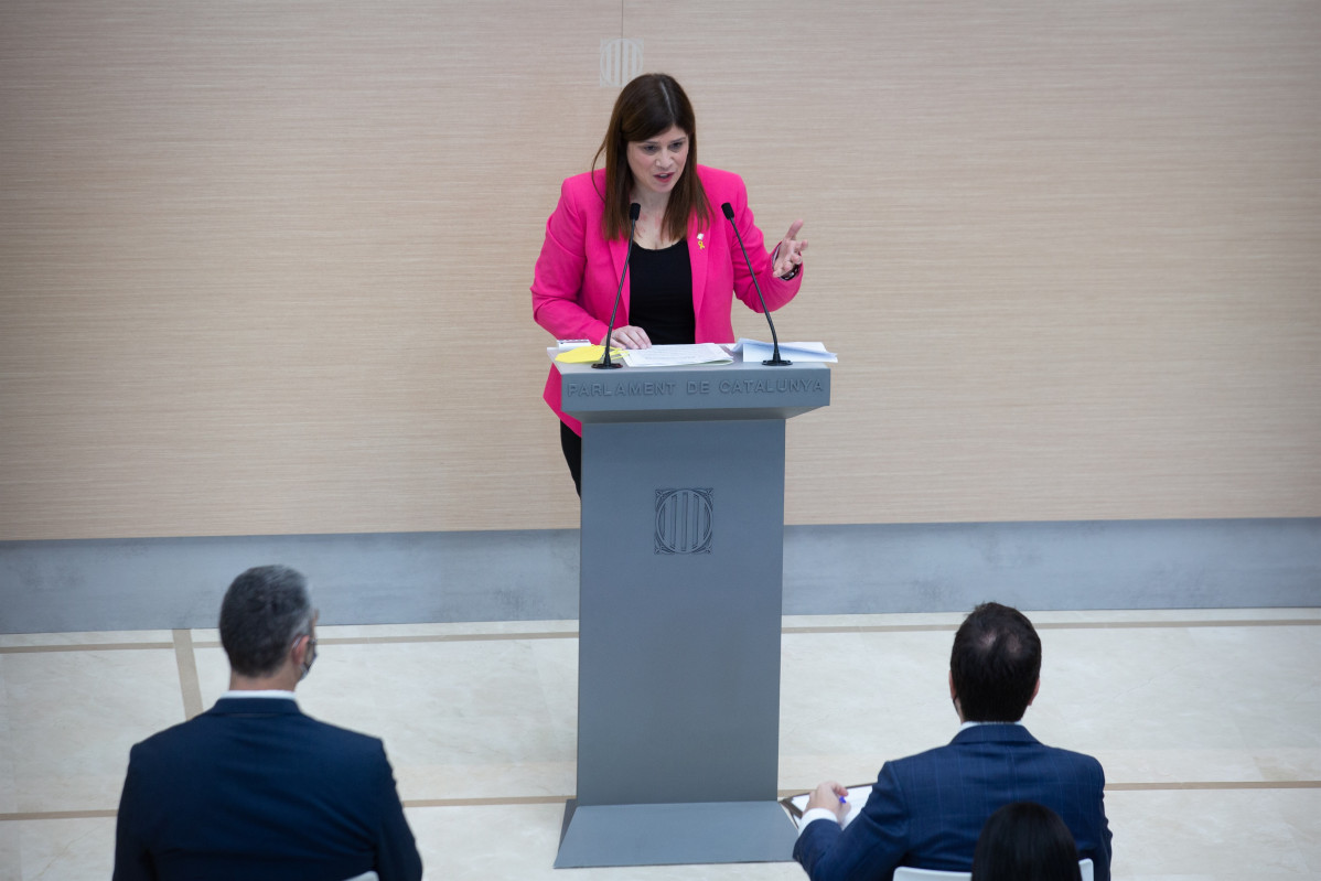 La portaveu de Junts al Parlament, Gemma Geis.