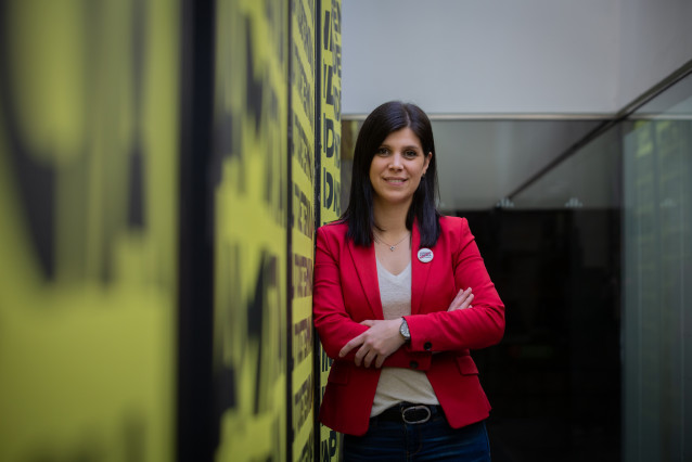 La secretaria general adjunta y portavoz de ERC en el Parlamento de Catalunya, Marta Vilalta posa durante una entrevista con Europa Press en Barcelona, Catalunya (España), a 31 de marzo de 2021.