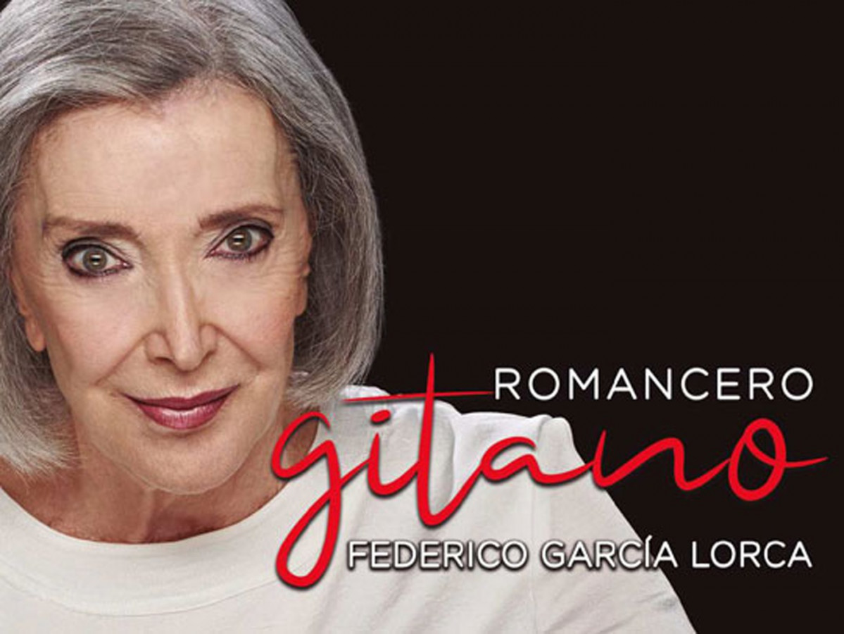 Archivo - Cartel de la obra 'Romancero Gitano', con Nuria Espert