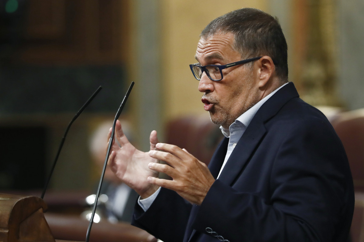 El diputado de Junts Per Catalunya Jaume Alonso-Cuevillas en el Congreso de los Diputados (Imagen de archivo)