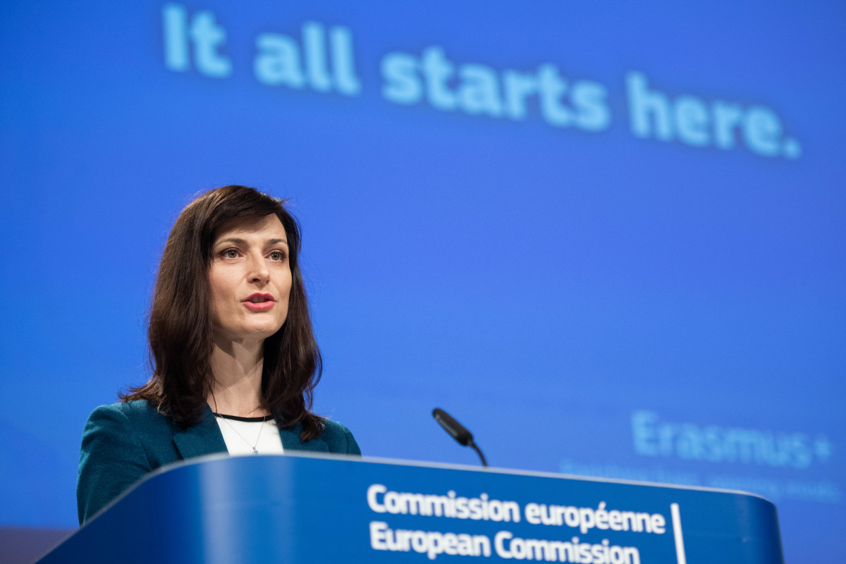EuropaPress 3620222 handout 25 march 2021 belgium brussels european commissioner for innovation