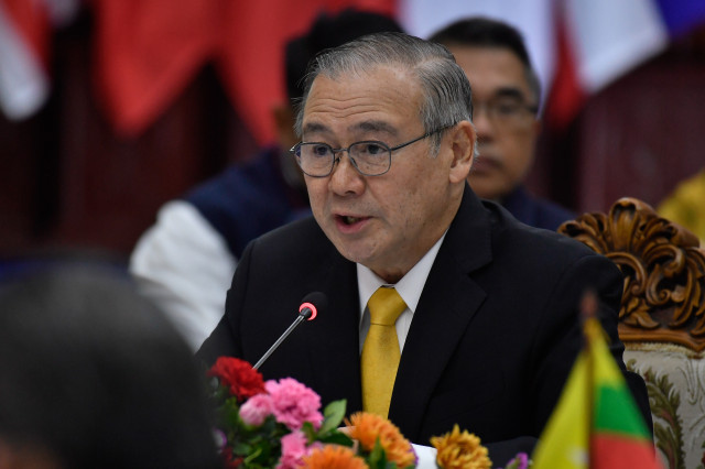 EuropaPress 2659973 20 february 2020 laos vientiane filipino foreign affairs minister teodoro