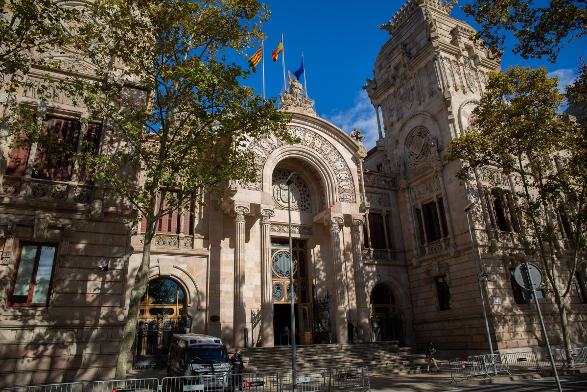 Archivo - Arxiu - Façana del Tribunal Superior de Justícia de Catalunya.