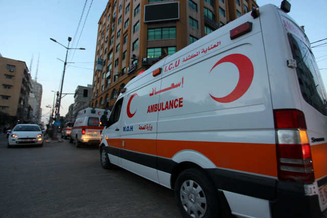 EuropaPress 3700616 ambulancia franja gaza