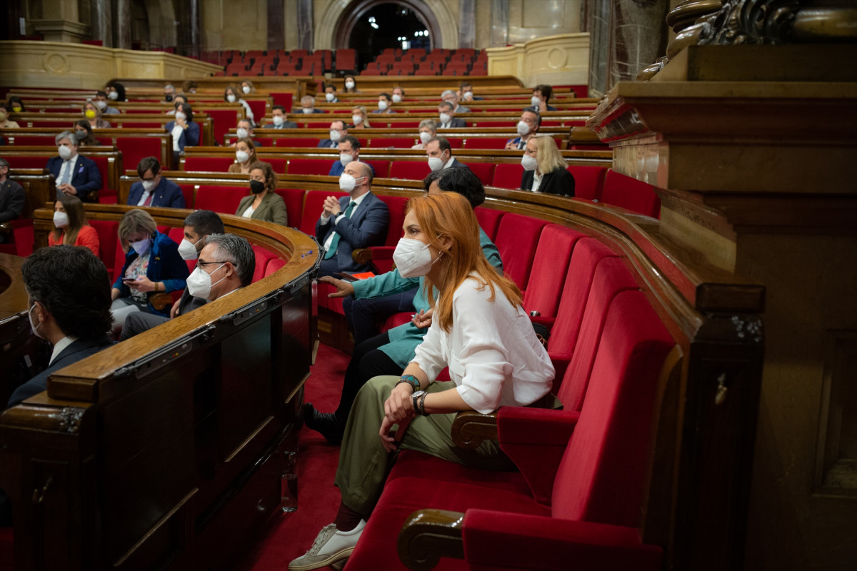 La líder de los comuns en el Parlament, Jéssica Albiach