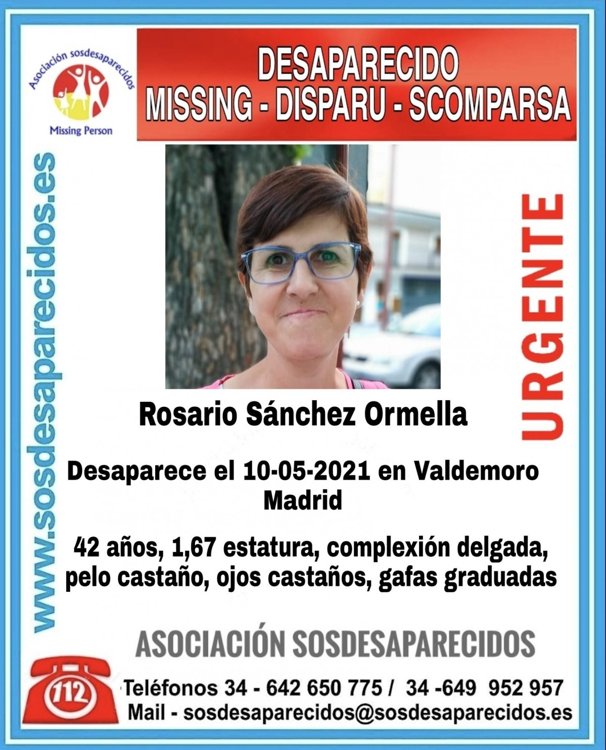 EuropaPress 3717109 buscan mujer 42 anos desaparecida valdemoro