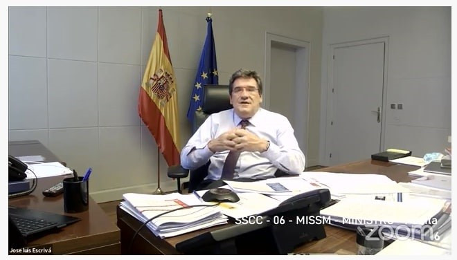 El ministro de Inclusión, Seguridad Social y Migraciones del Gobierno, José Luis Escrivà