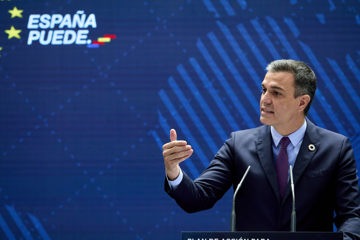 El presidente del Gobierno, Pedro Sánchez