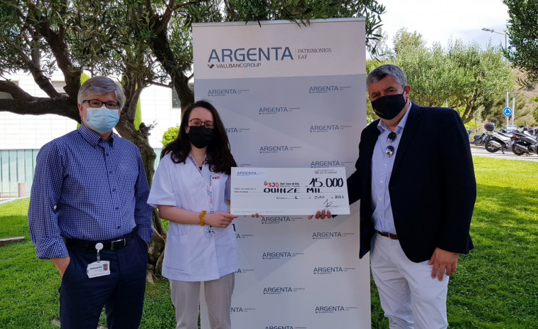 Sant Joan de Déu recibe 15.000 euros para investigar el cáncer infantil