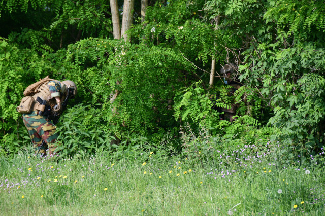 EuropaPress 3756296 04 june 2021 belgium maasmechelen heavily armed soldiers search for