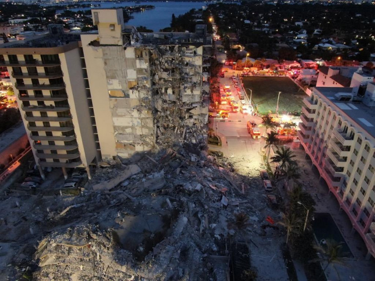 El balance final del derrumbe del edificio de Miami deja 97 muertos
