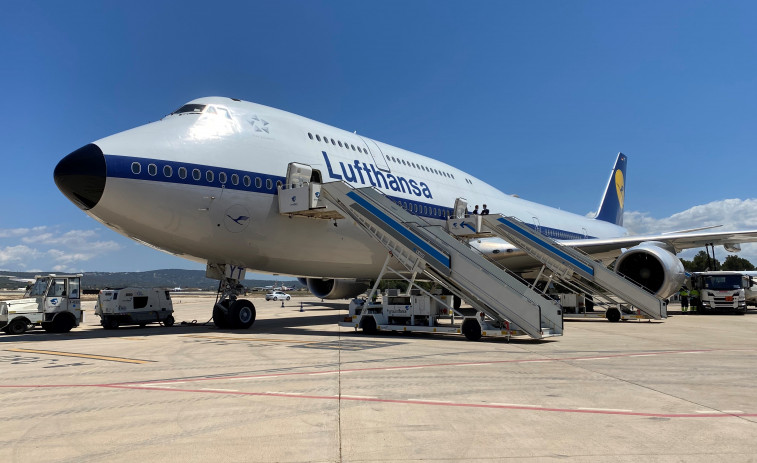 Lufthansa desplega uno de sus aviones más grandes para viajar desde Alemania hasta la isla de Mallorca
