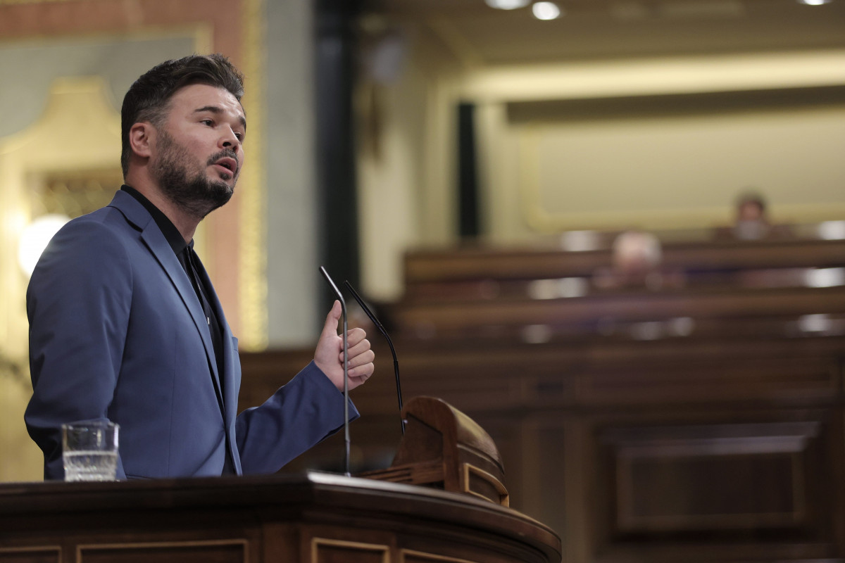 El portavoz de Esquerra Republicana en el Congreso, Gabriel Rufián