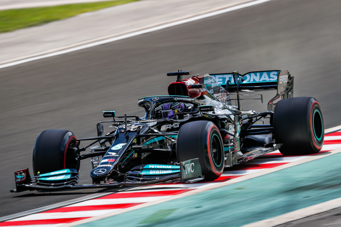 Lewis Hamilton en el GP Hungría 2021
