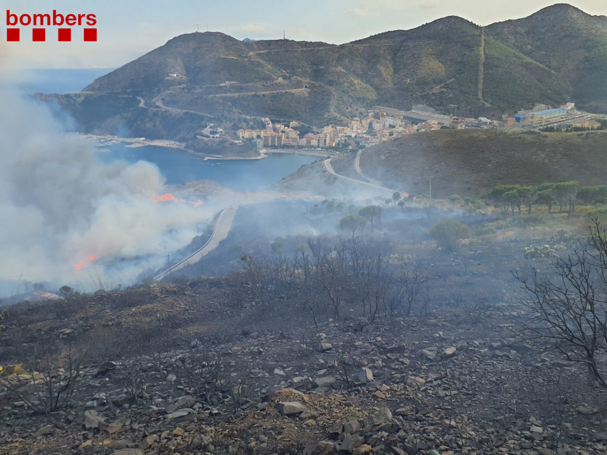 Incendio Portbou