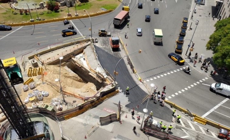 El Govern comienza a instalar ascensores en la estación de la L3 de plaza Espanya