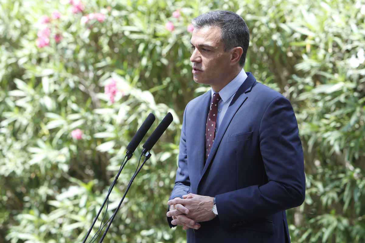 El presidente del Gobierno, Pedro Sánchez