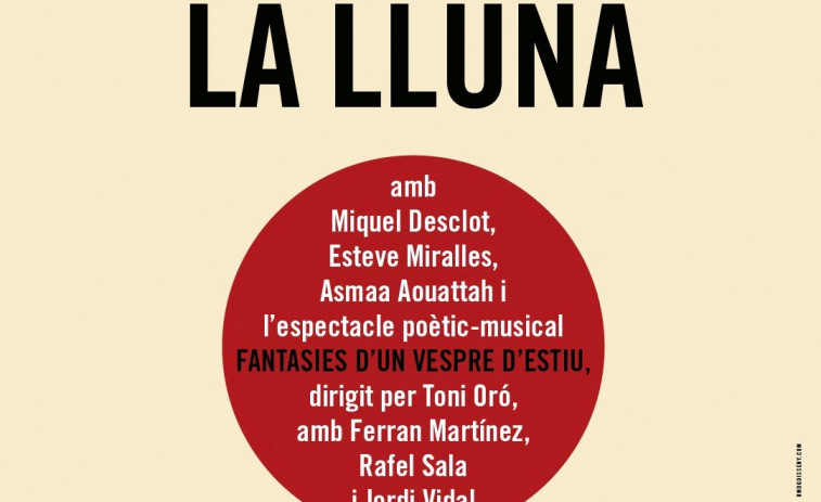 Miquel Desclot encabeza el VI festival Poetes sota la lluna en Premià de Dalt