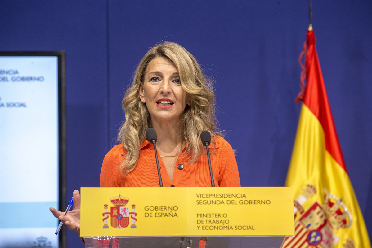 Archivo - La vicepresidenta segunda del Gobierno y ministra de Trabajo y Economía Social, Yolanda Díaz.