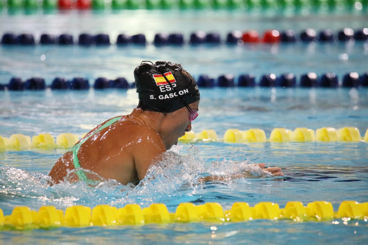 Archivo - Sarai Gascón durante los Europeos de Natación Paralímpica de Madeira