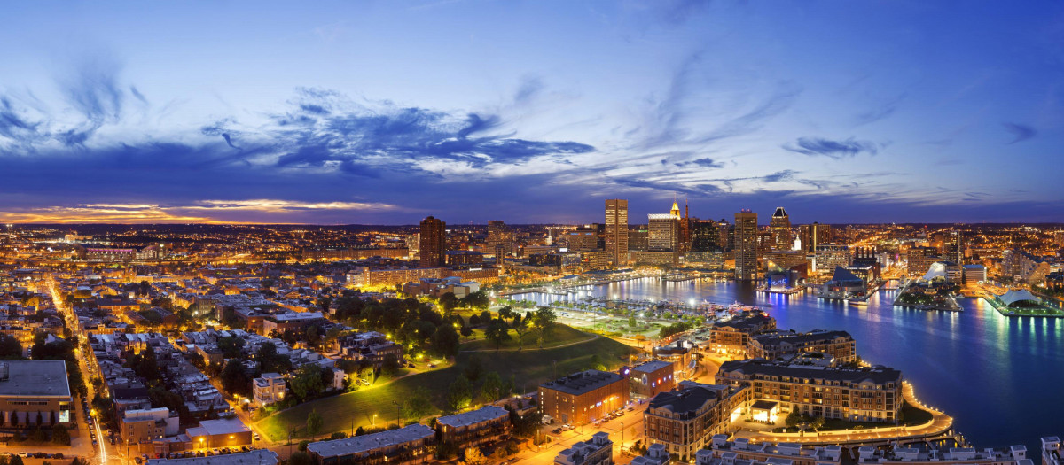 HERO 1    Baltimore Evening Panorama   Quarter Res Web72DPI 0