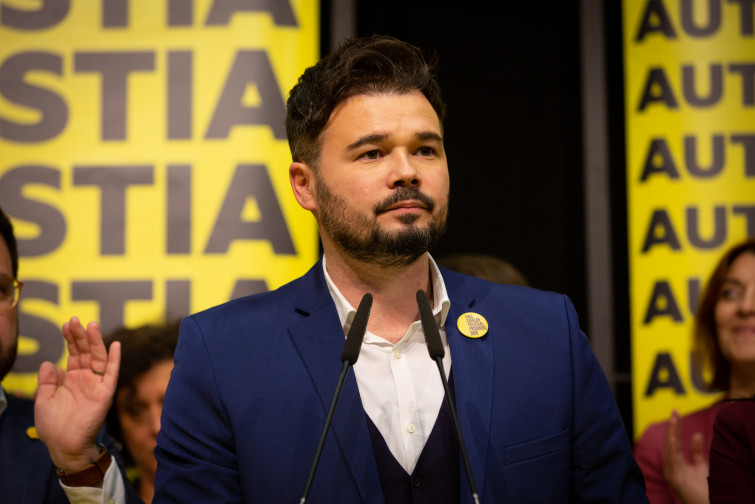 Gabriel Rufián se baja de la manifestación de esta Diada